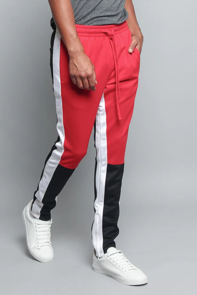 Men's Color Blocked Track Pants - Image 22