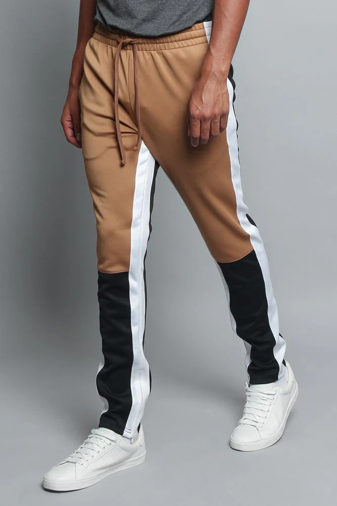 Men's Color Blocked Track Pants - Image 26