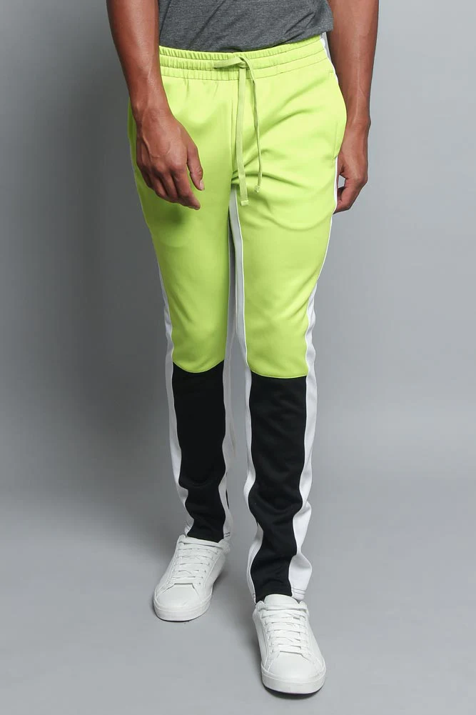 Men's Color Blocked Track Pants - Image 35