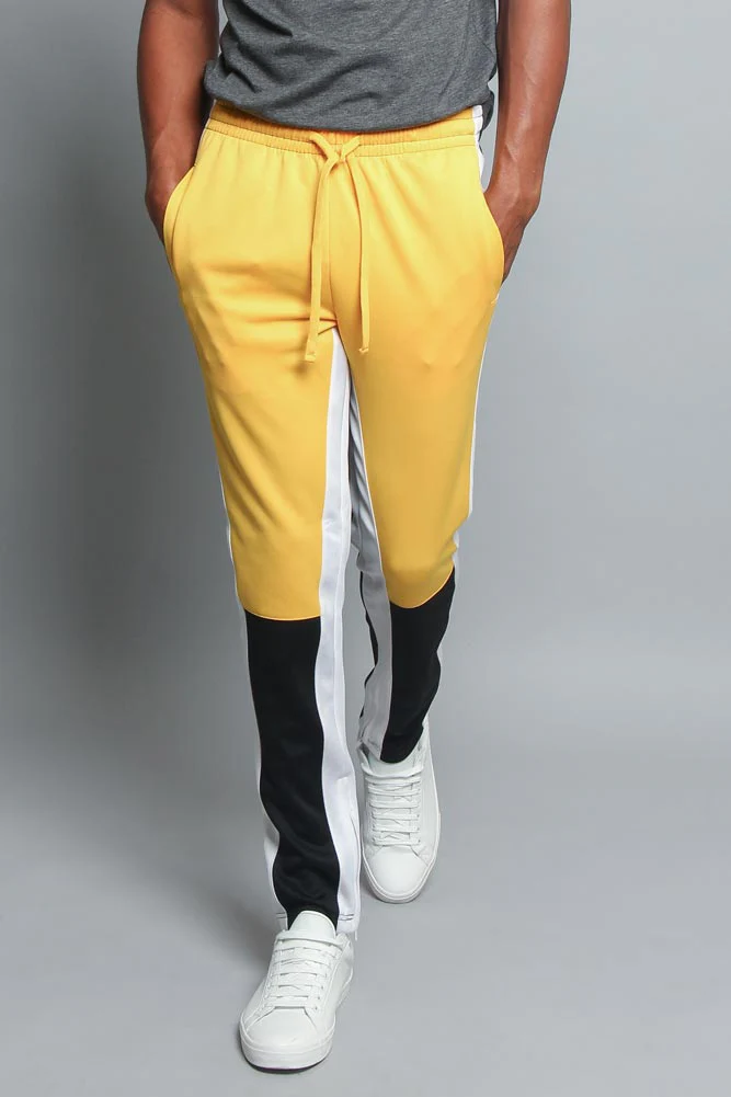 Men's Color Blocked Track Pants - Image 37