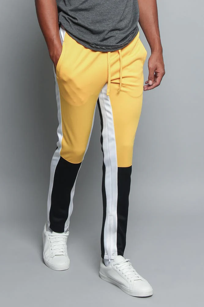 Men's Color Blocked Track Pants - Image 40