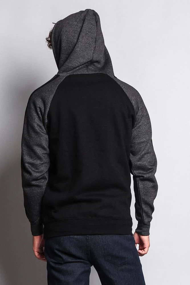 Men's Contrasting Two Striped Zip Up Hoodie - Image 6