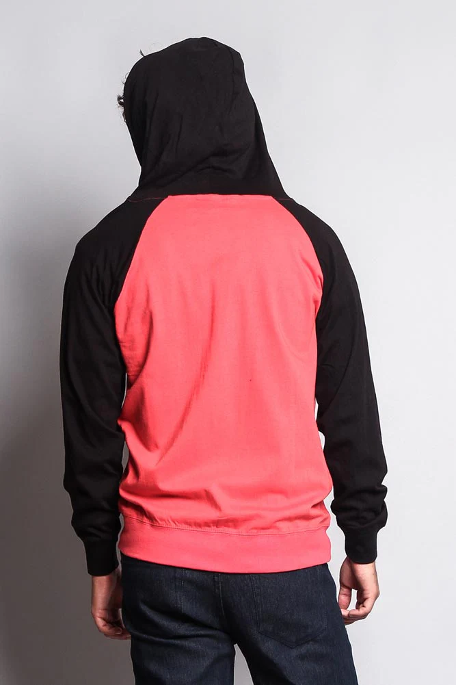 Men's Contrasting Zip Up Hoodie - Image 15