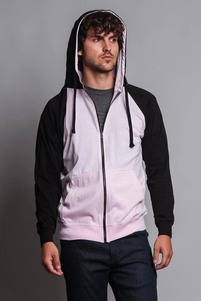 Men's Contrasting Zip Up Hoodie - Image 6