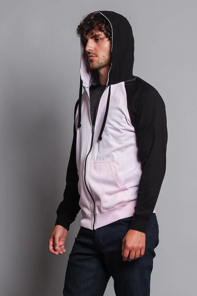 Men's Contrasting Zip Up Hoodie - Image 7