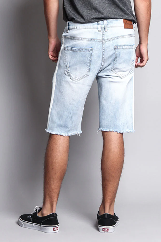 Men's Distressed Tape Shorts - Image 12