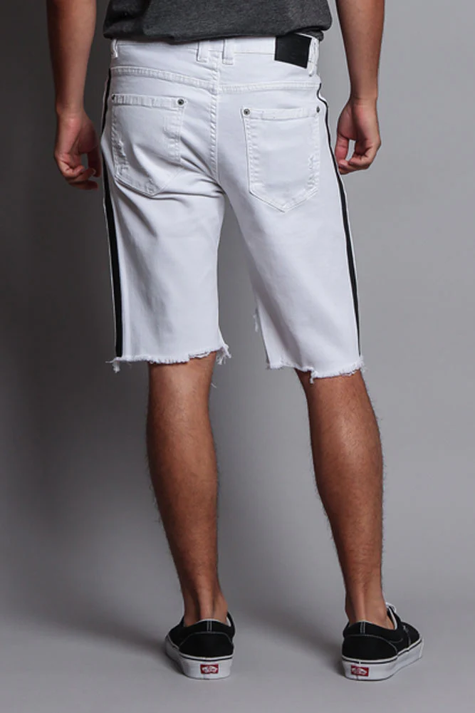 Men's Distressed Tape Shorts - Image 17