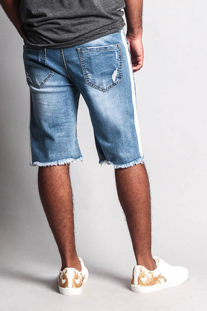 Men's Distressed Tape Shorts - Image 23