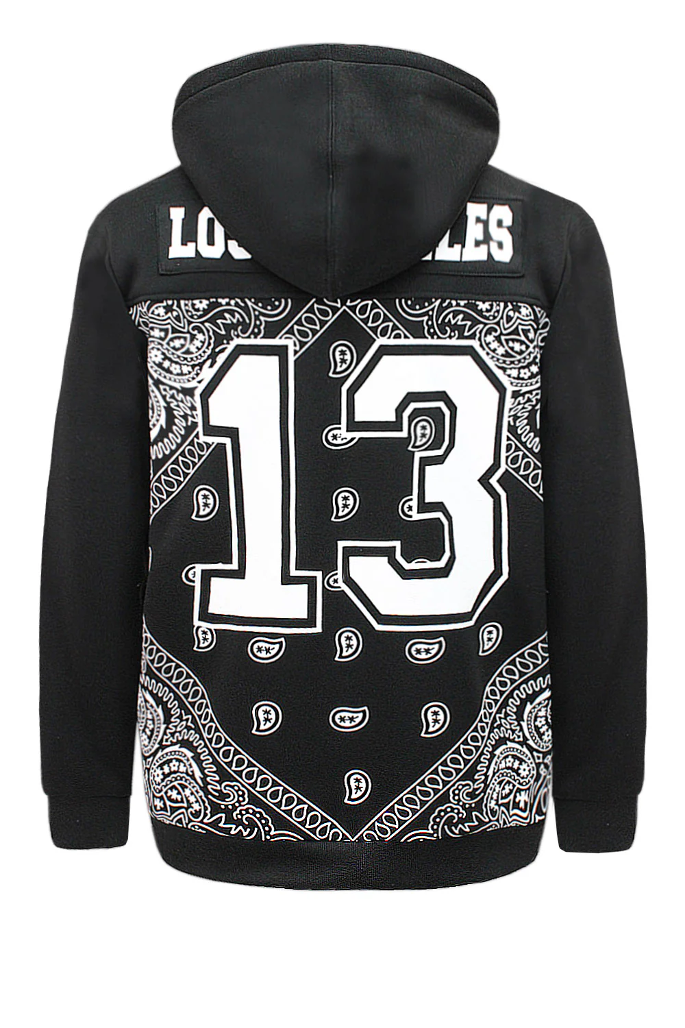 Men's Essential #13 Los Angeles Paisley Bandana Hoodie - Image 2
