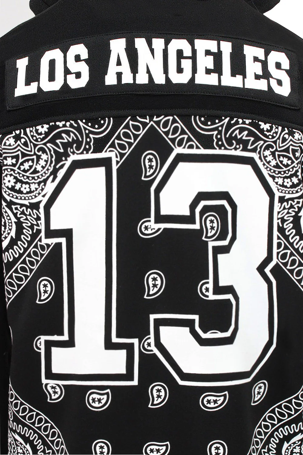 Men's Essential #13 Los Angeles Paisley Bandana Hoodie - Image 3