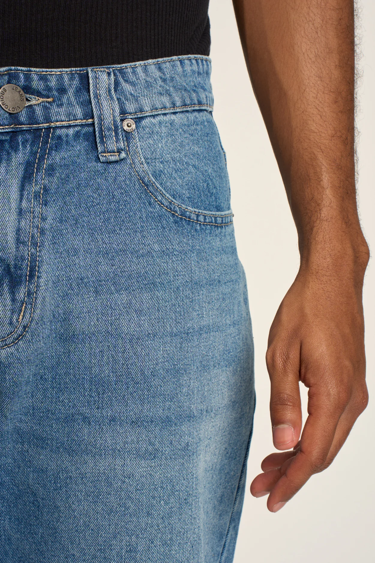 Straight Baggy Denim Jeans - Image 5