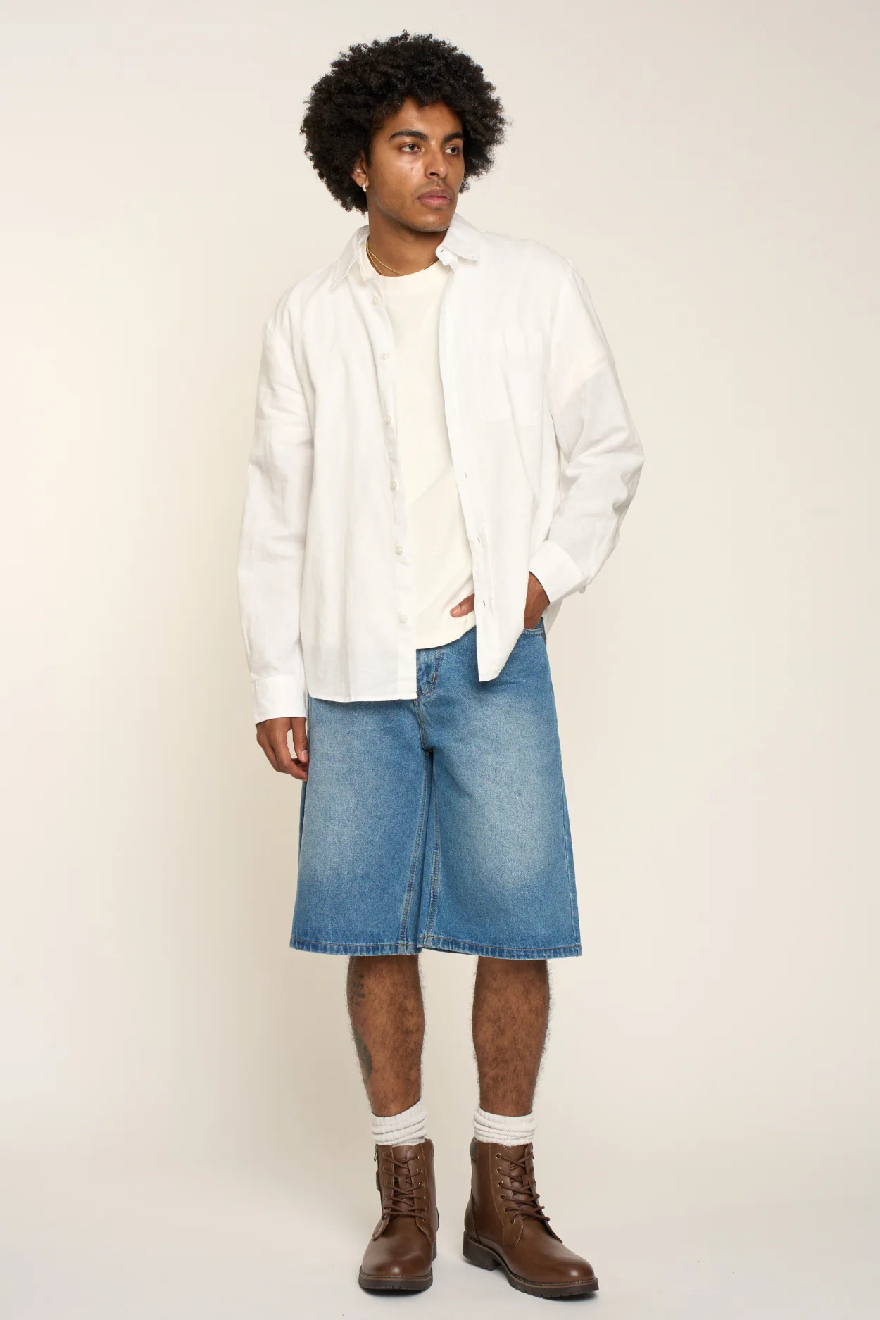 Original Baggy Fit Denim Shorts - Image 5