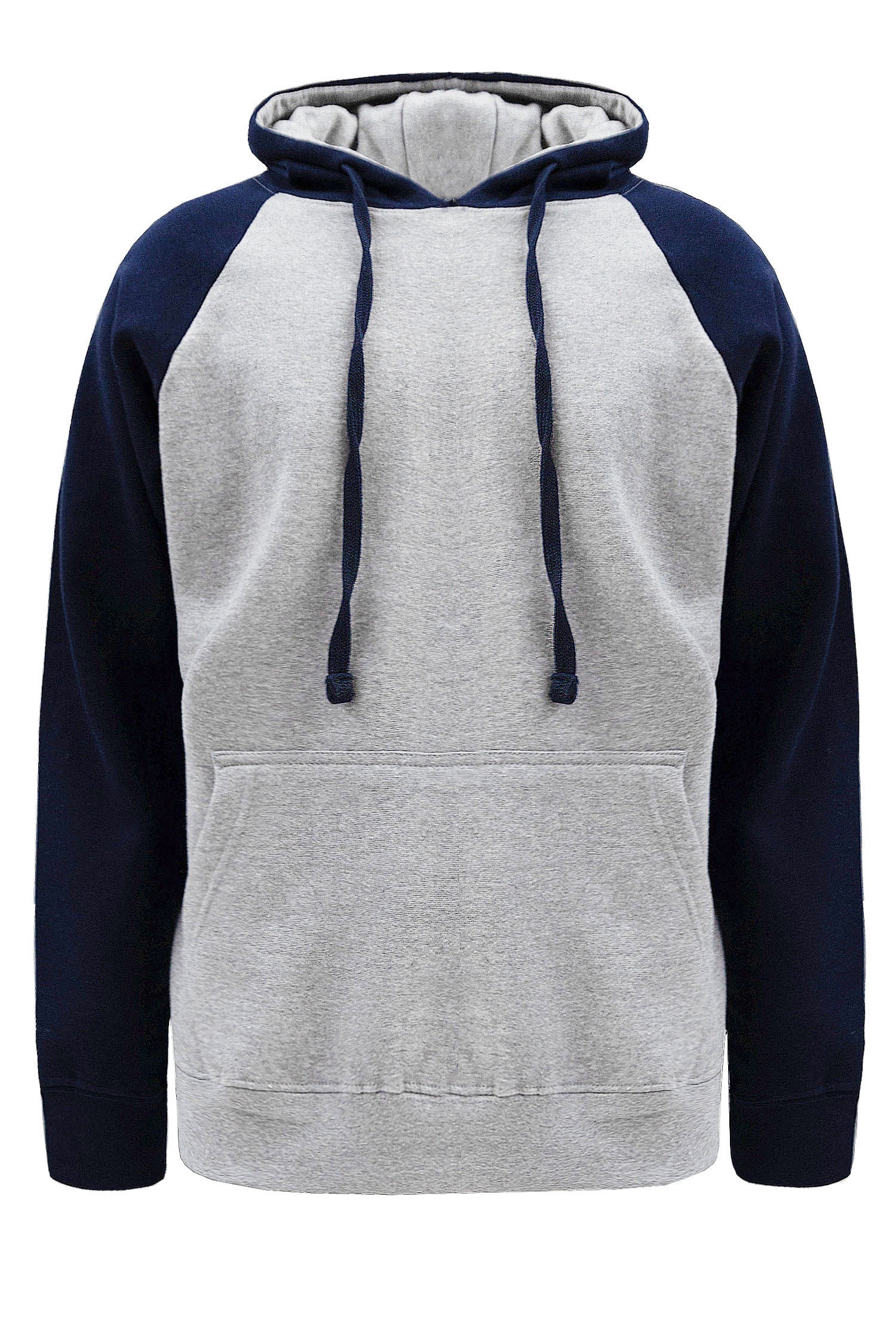 Contrast Raglan Sleeve Pullover Hoodie (New Colorways) - Image 24