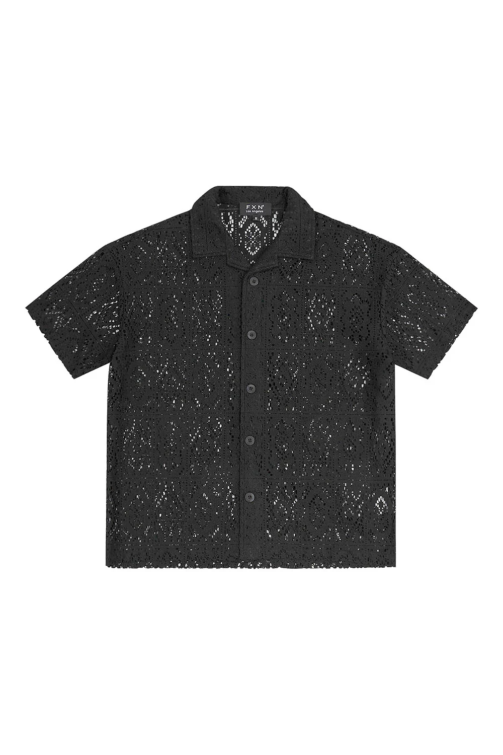 Crochet Knit Sweater Shirt - Image 4