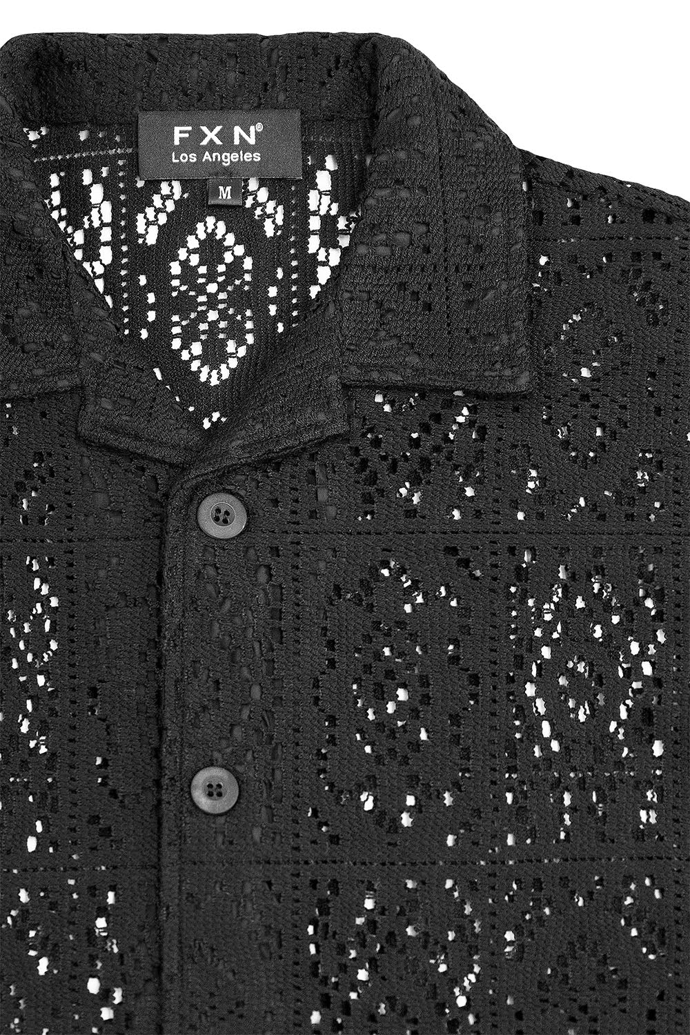 Crochet Knit Sweater Shirt - Image 6