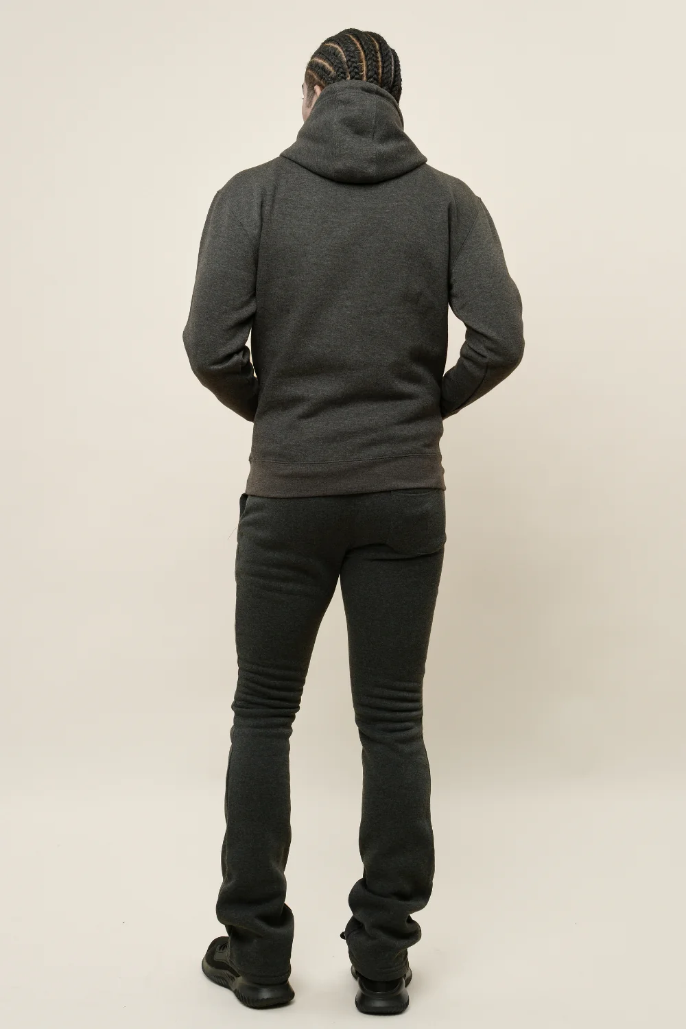 Flared Stacked Fleece Sweat Pants - Image 20