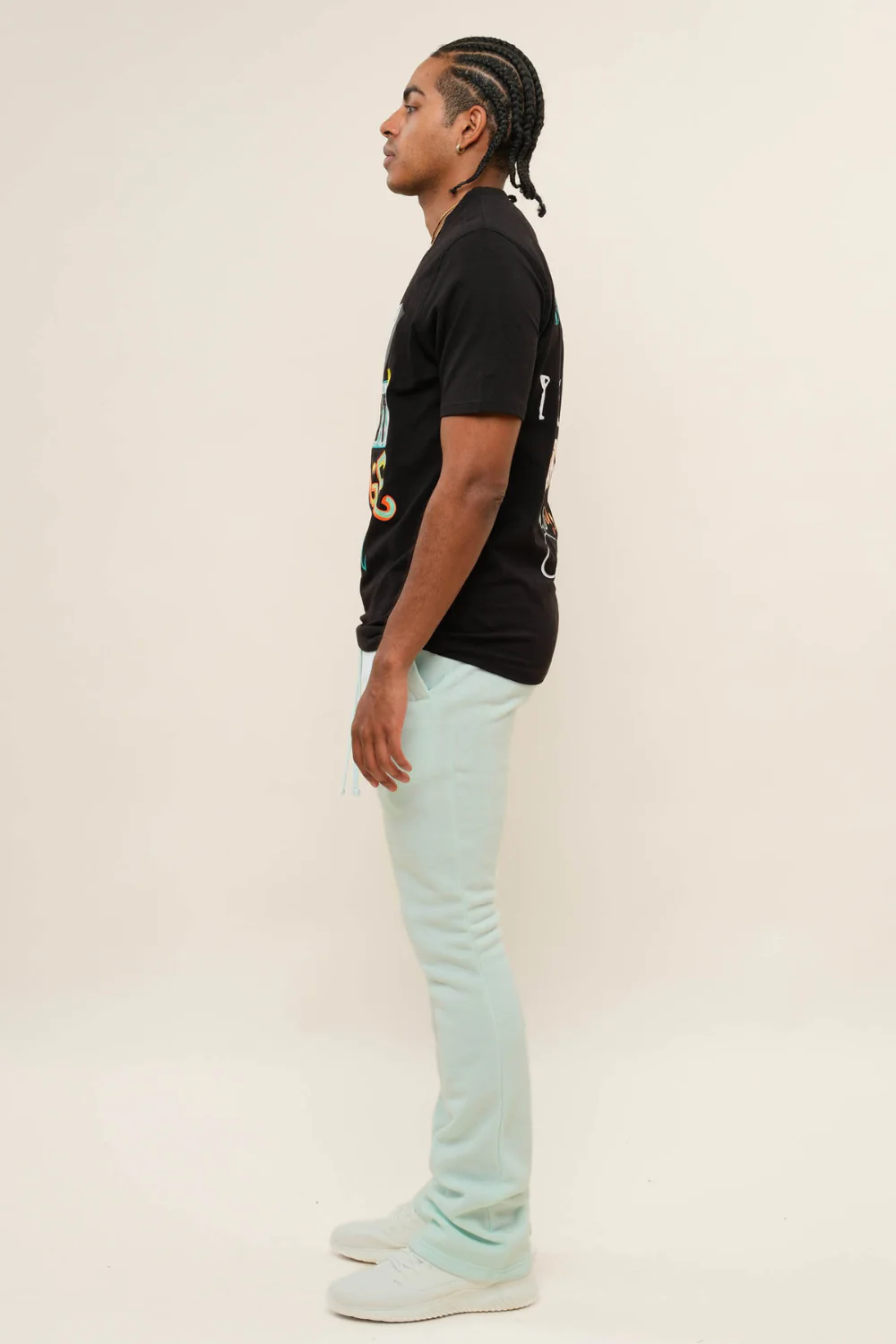 Flared Stacked Fleece Sweat Pants - Image 37