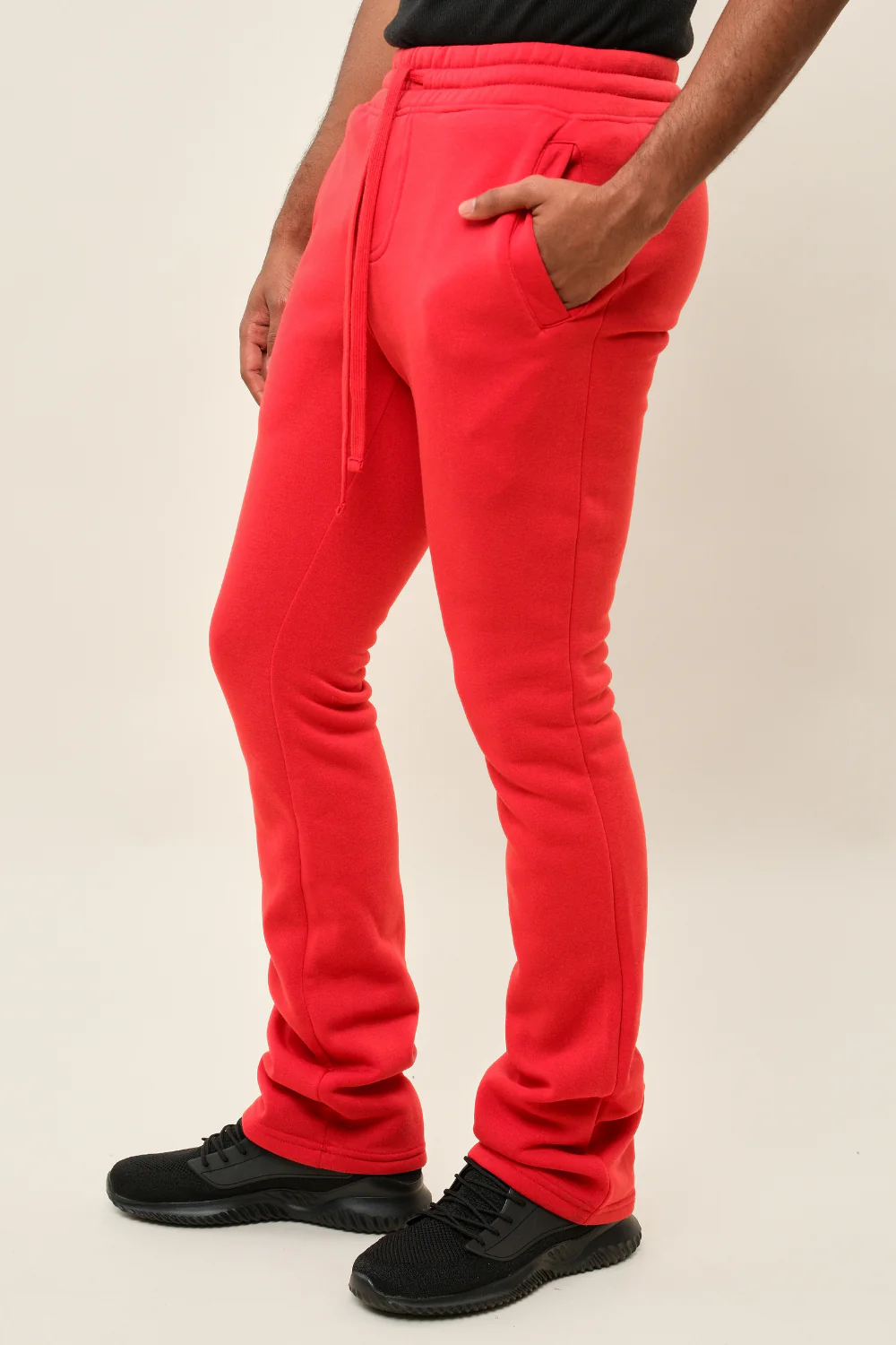 Flared Stacked Fleece Sweat Pants - Image 46