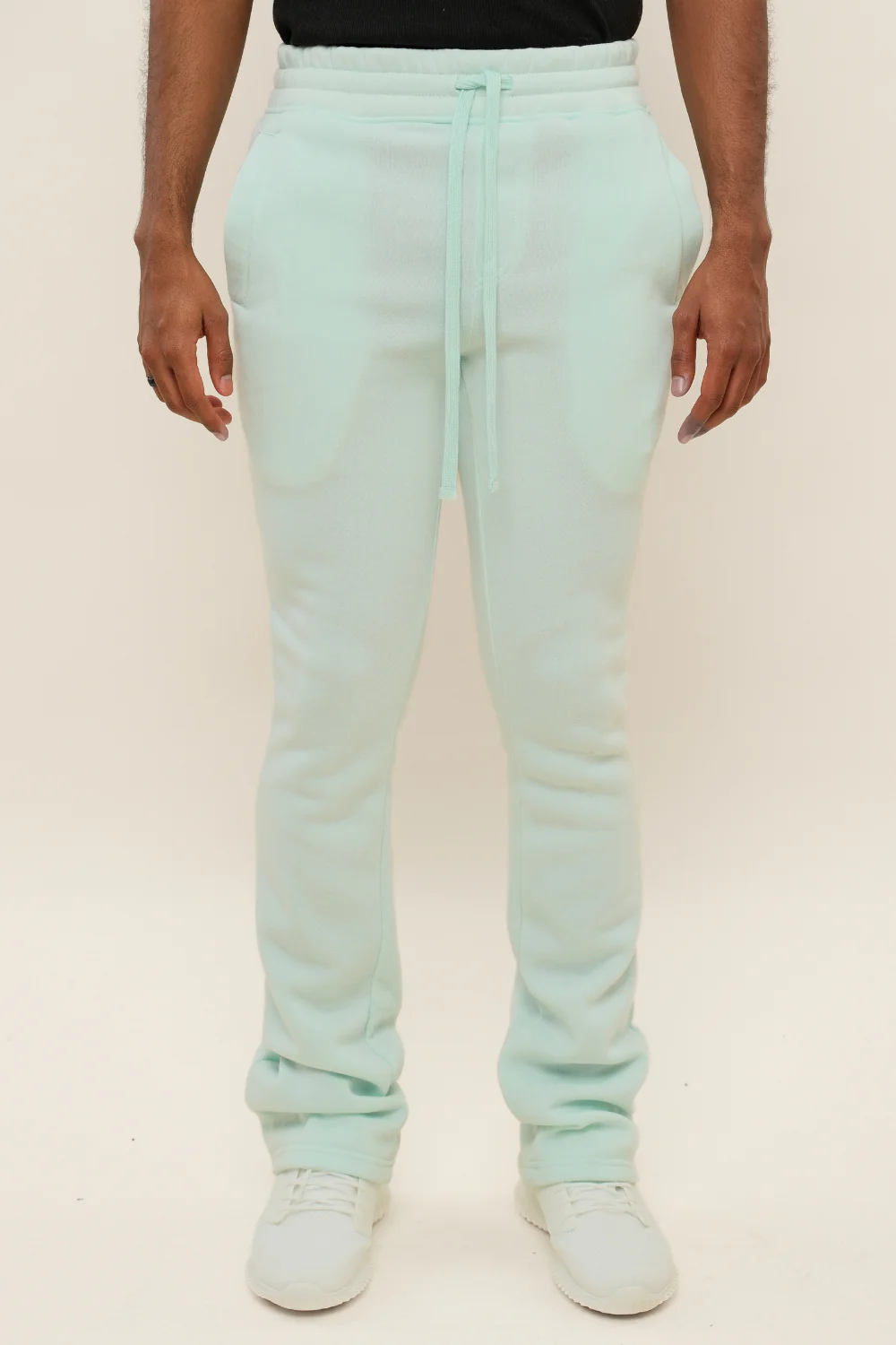 Flared Stacked Fleece Sweat Pants - Image 8