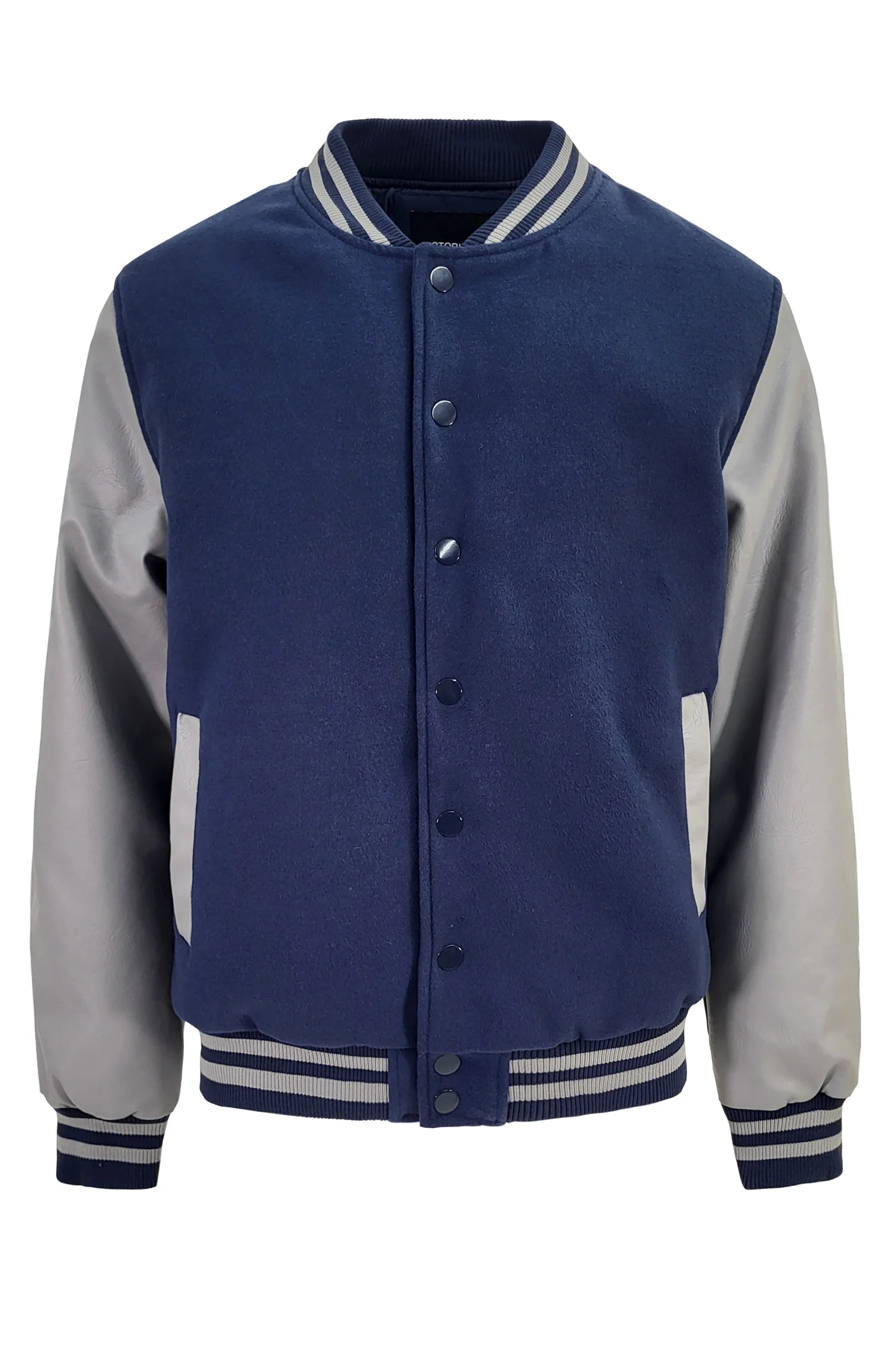 Men's Essential Melton Varsity Jacket - Image 16