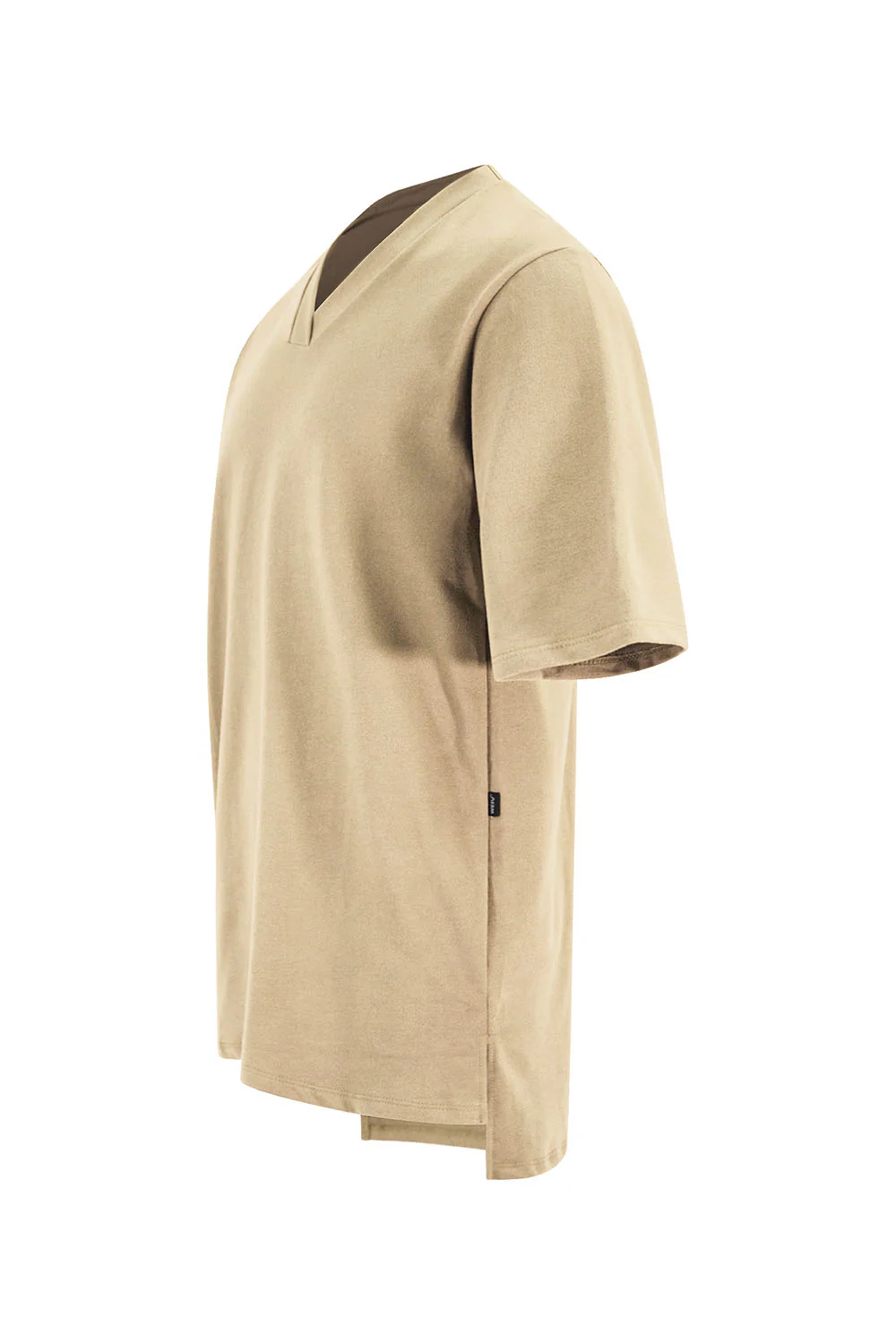 Essential Oversized Plain V-Neck T-Shirt - Image 2