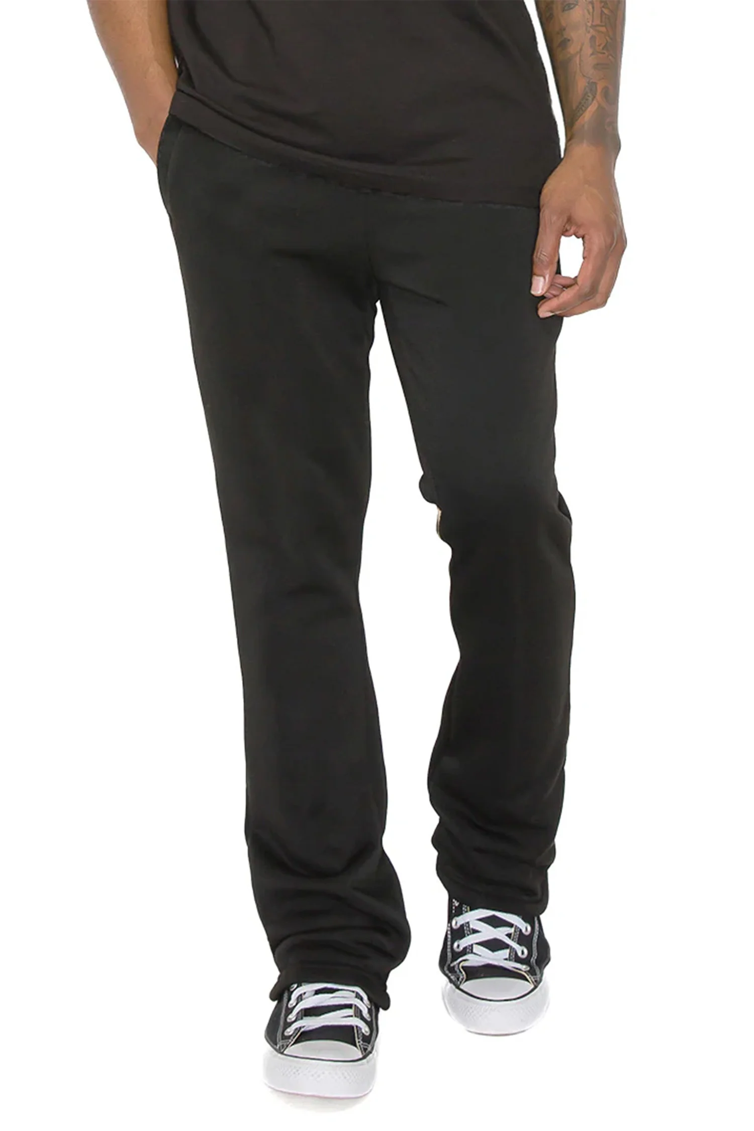 Men's Essential Premium Flared Fleece Sweat Pants - Image 8