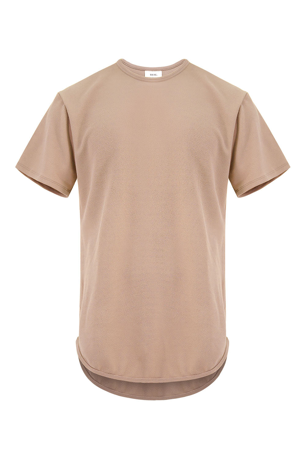Men's Essential Scallop Round Hem T-Shirt - Image 4
