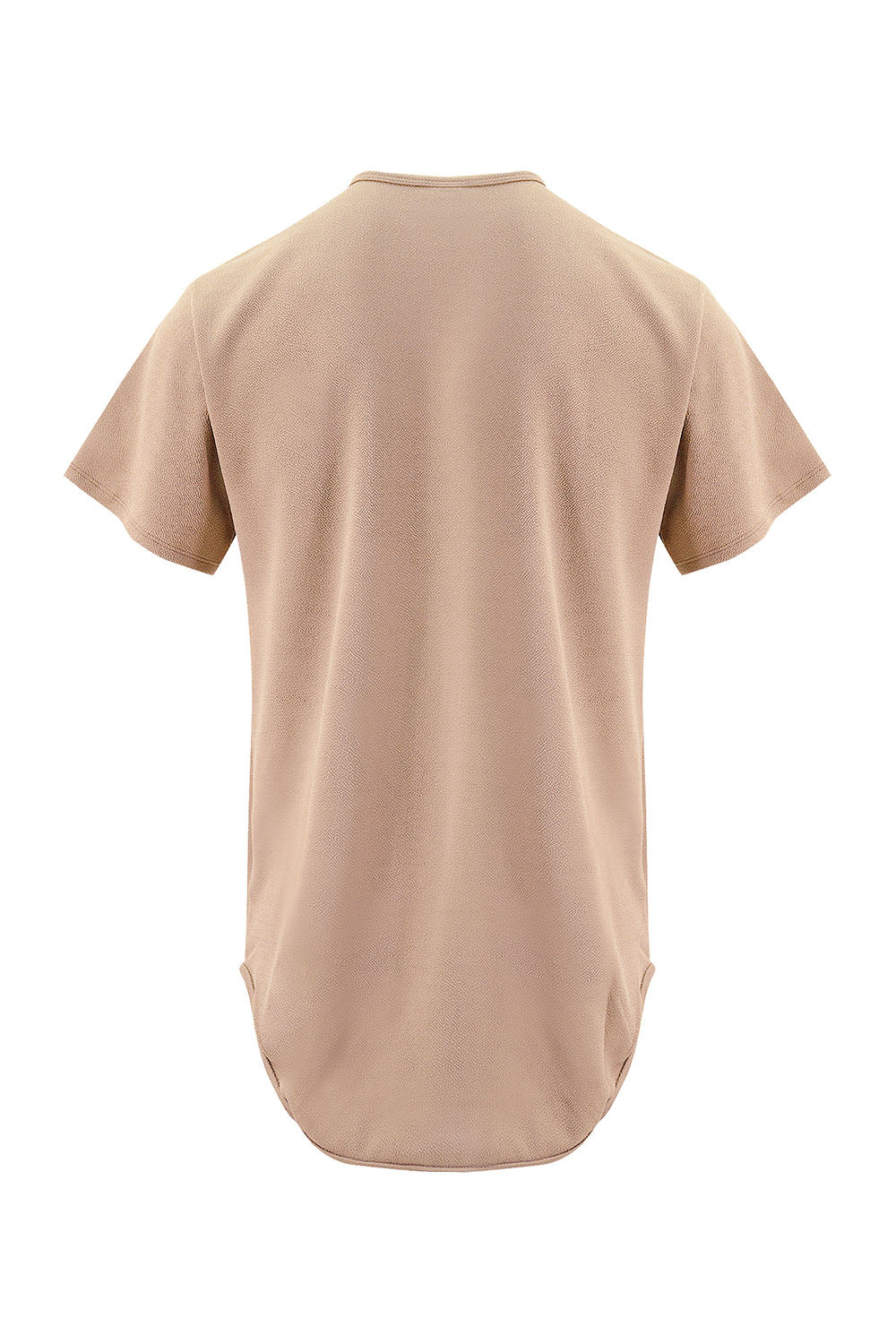 Men's Essential Scallop Round Hem T-Shirt - Image 6
