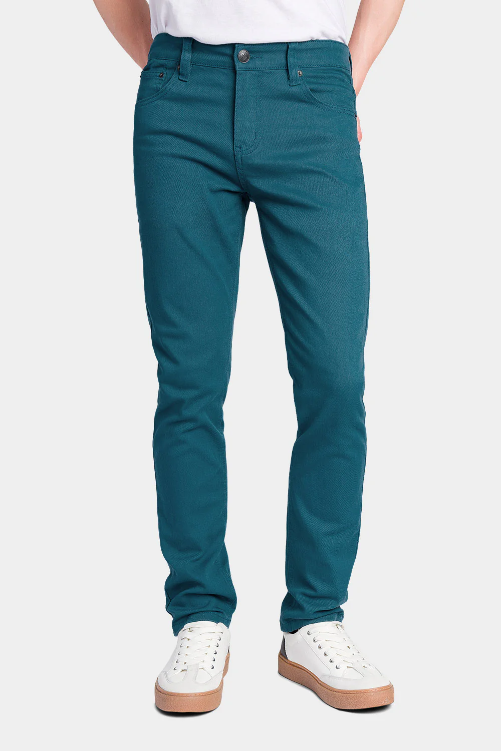Men's Essential Skinny Fit Colored Jeans - Image 19
