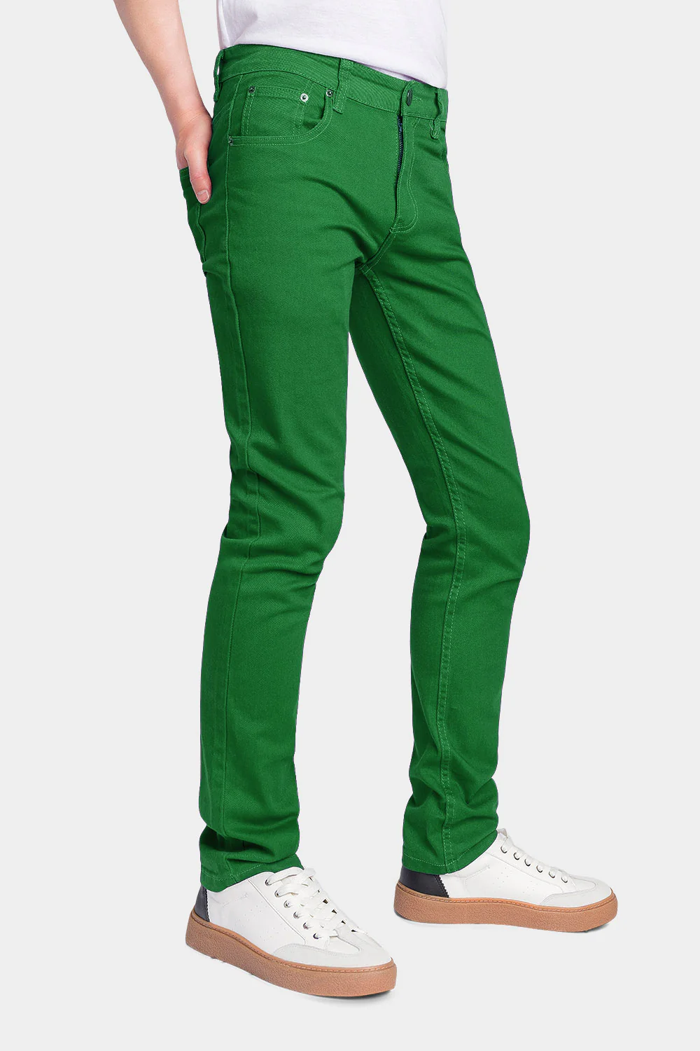 Men's Essential Skinny Fit Colored Jeans - Image 29