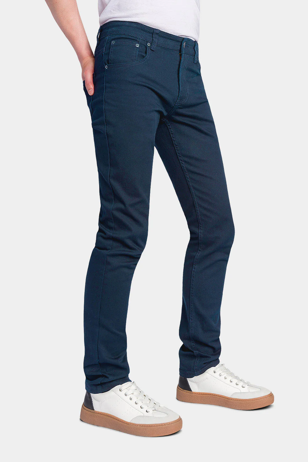 Men's Essential Skinny Fit Colored Jeans - Image 60