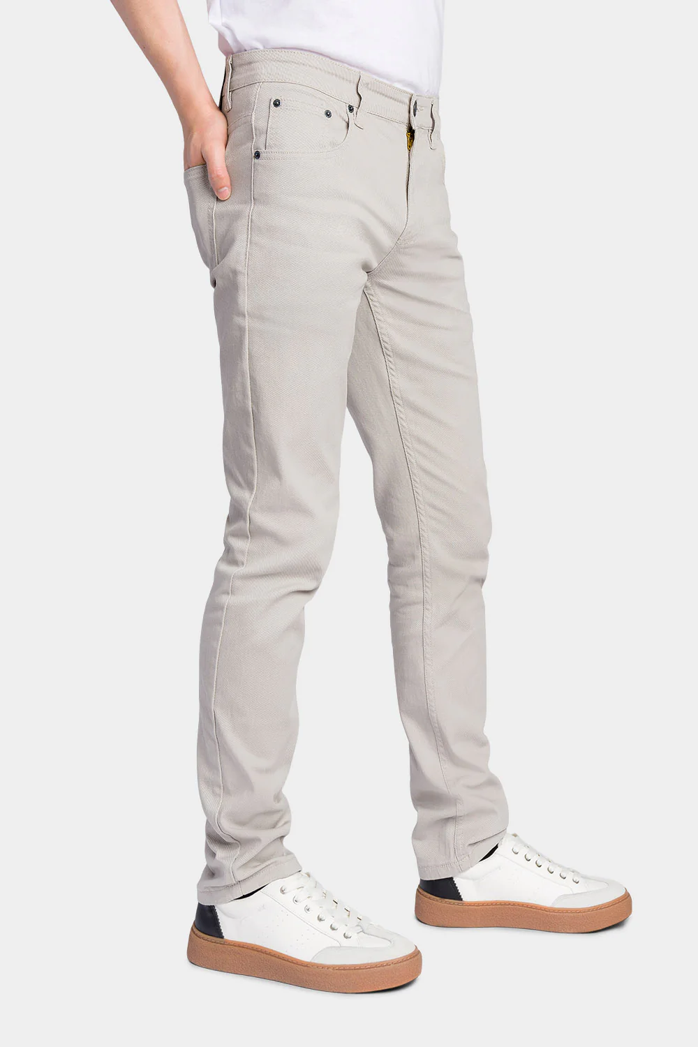 Men's Essential Skinny Fit Colored Jeans - Image 11