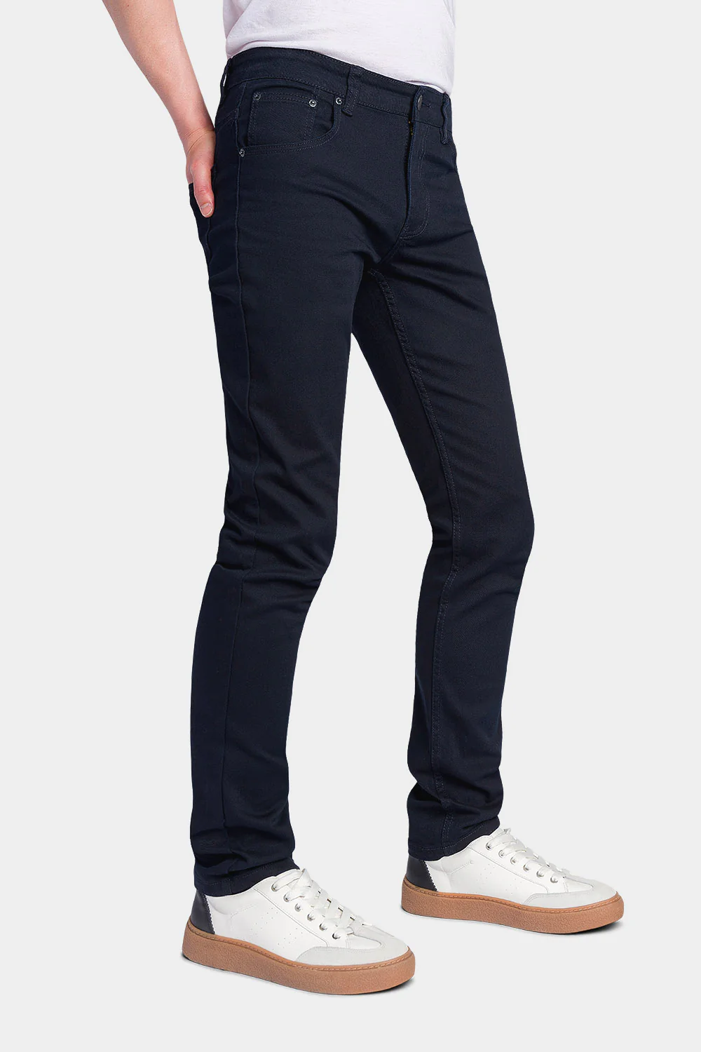 Men's Essential Skinny Fit Colored Jeans - Image 17