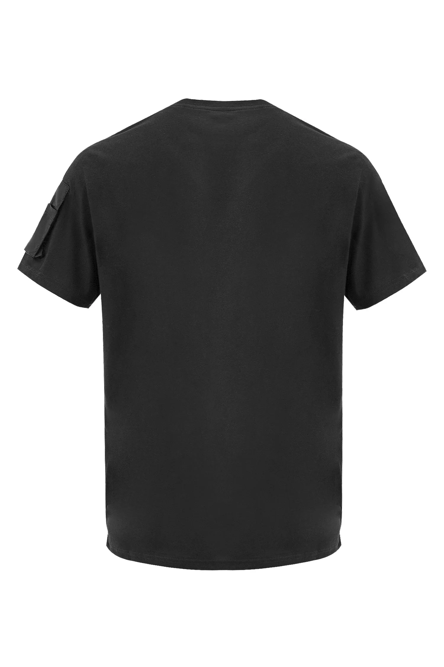 Men's Essential Sleeve Zipper Pocket Cotton T-Shirt - Image 12