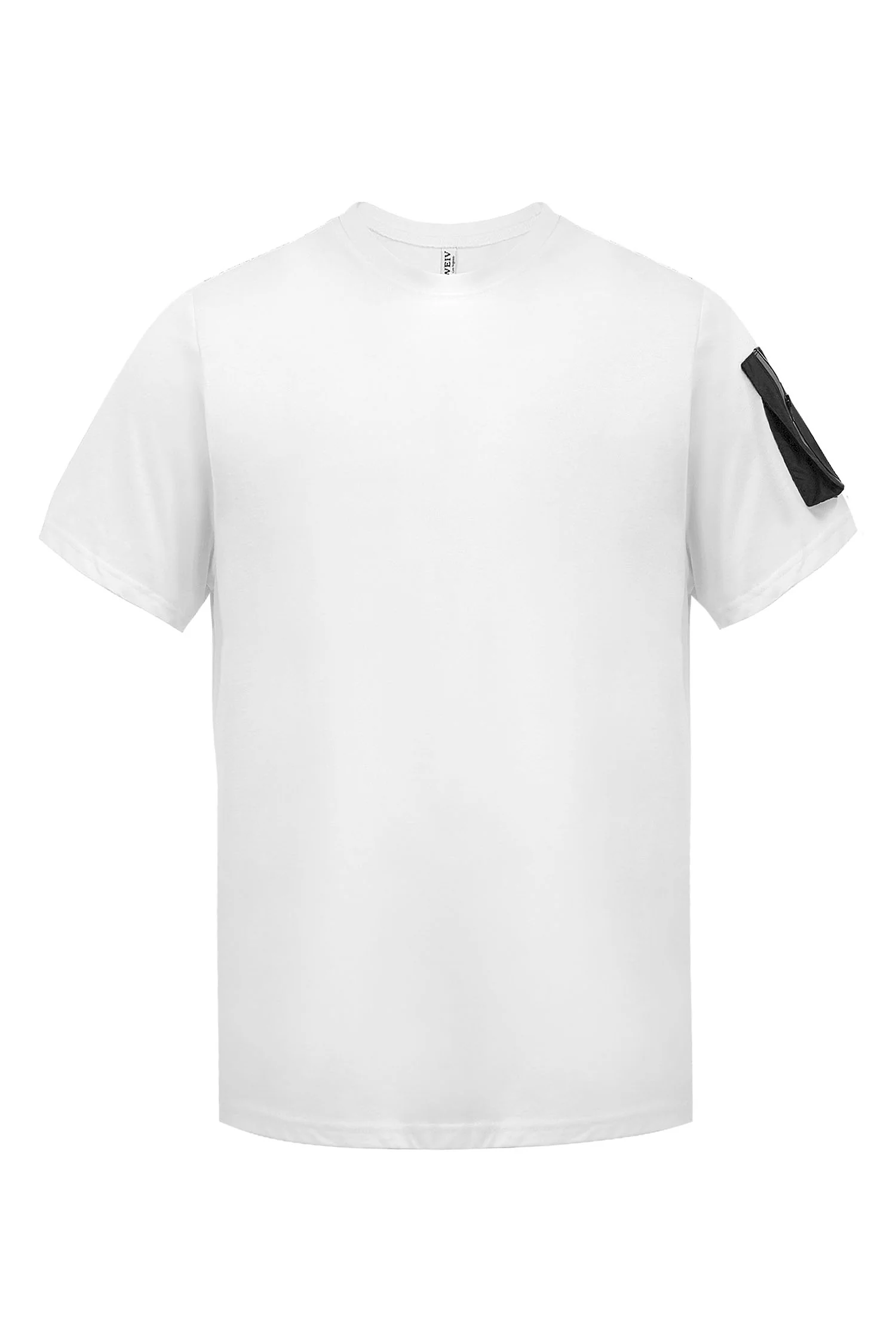 Men's Essential Sleeve Zipper Pocket Cotton T-Shirt - Image 7