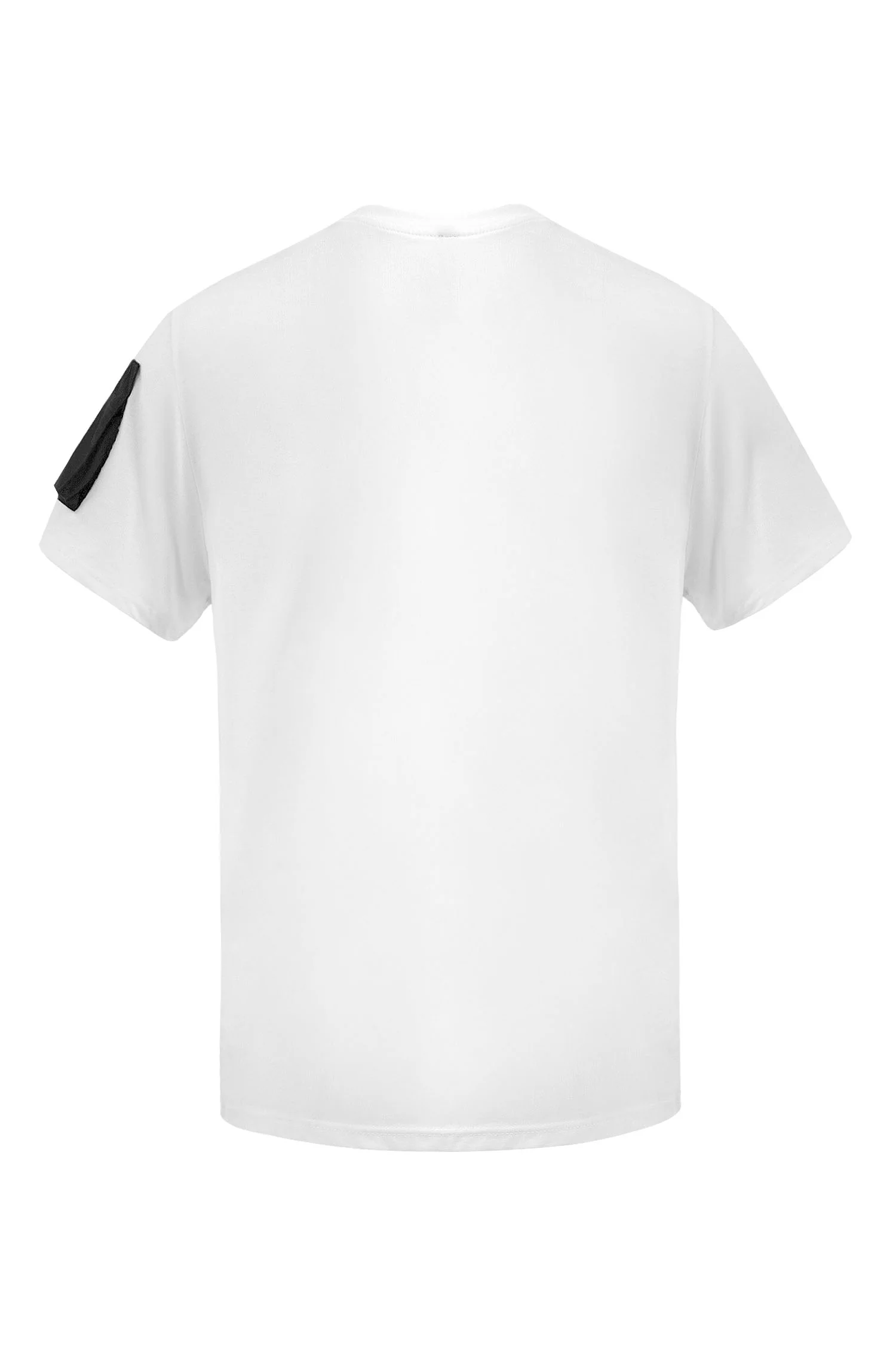 Men's Essential Sleeve Zipper Pocket Cotton T-Shirt - Image 9