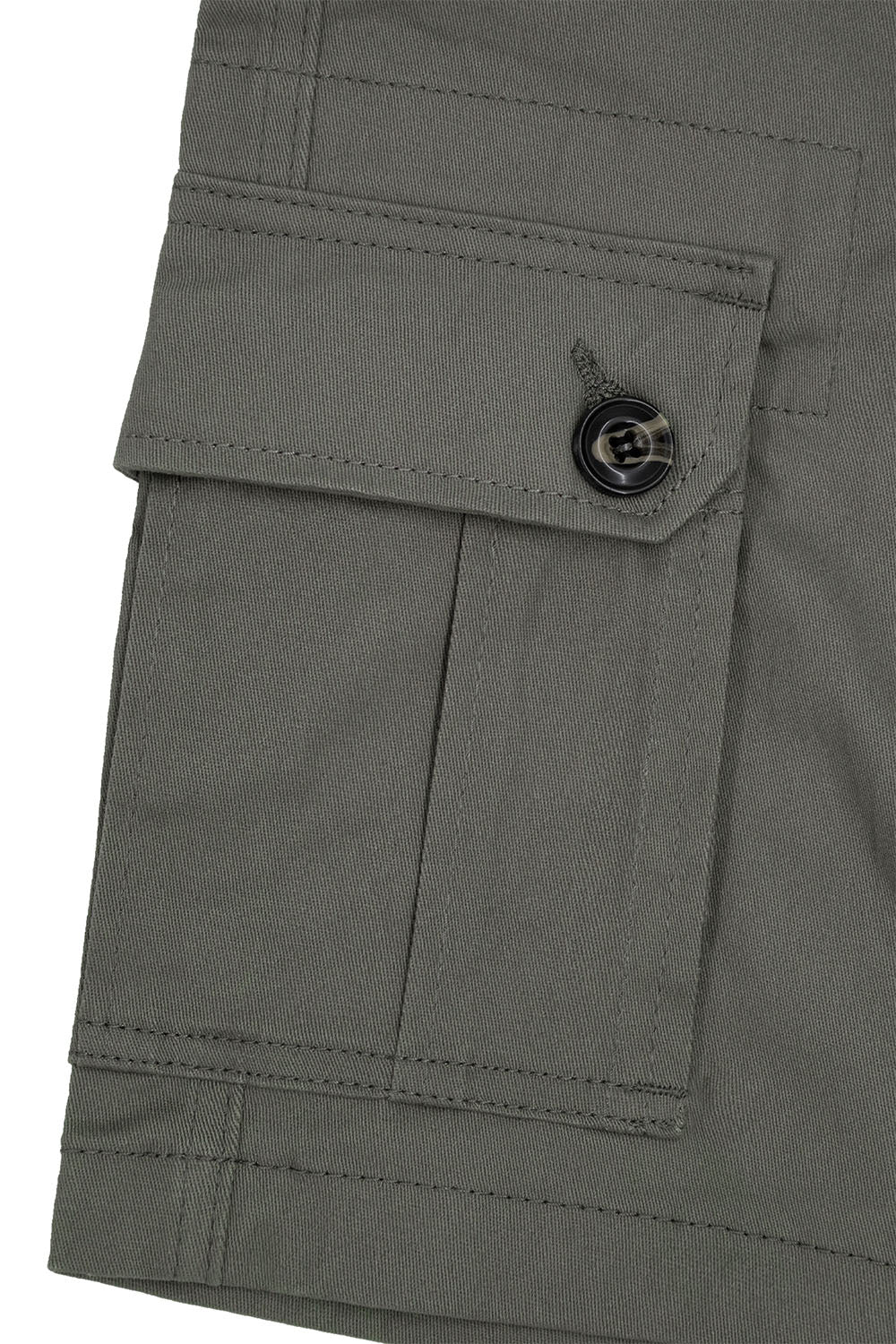 Men's Essential Solid Belted Cargo Shorts - Image 17
