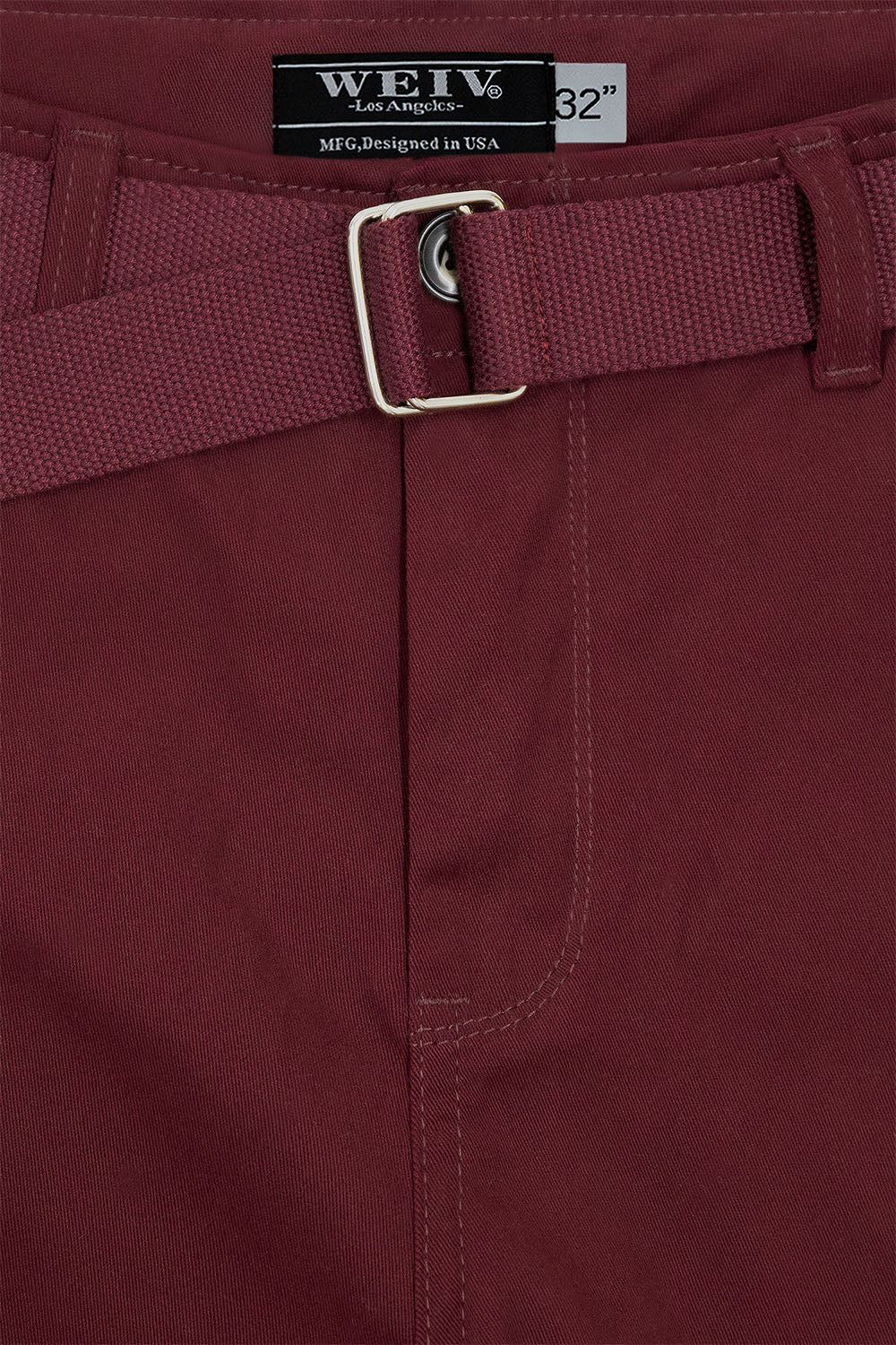 Men's Essential Solid Belted Cargo Shorts - Image 34