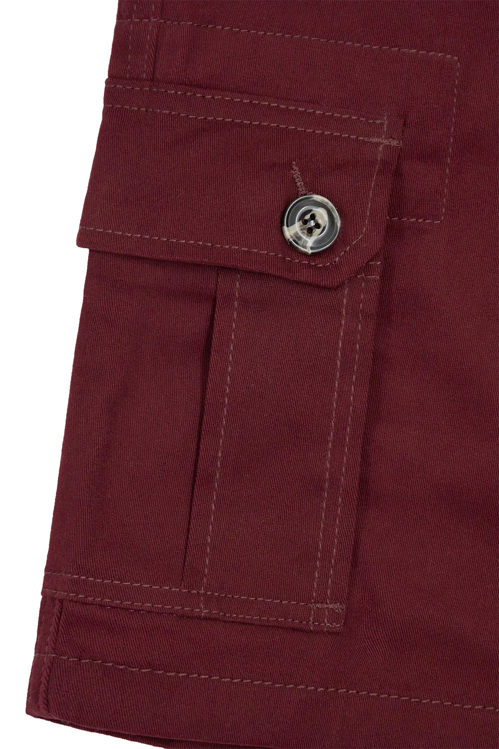 Men's Essential Solid Belted Cargo Shorts - Image 35