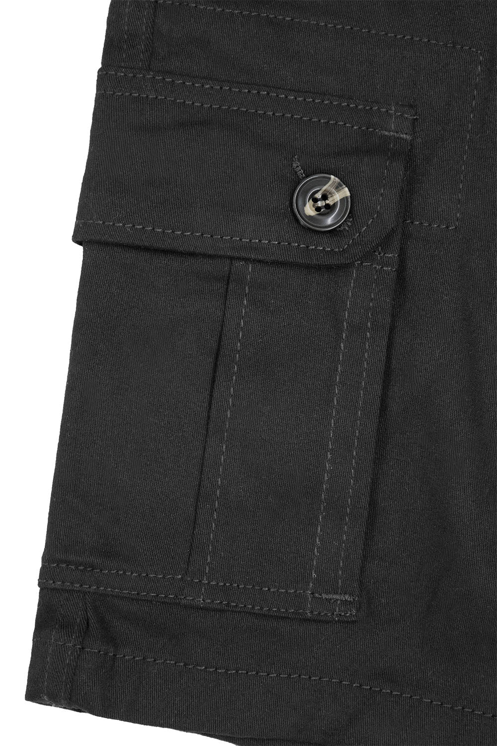 Men's Essential Solid Belted Cargo Shorts - Image 53