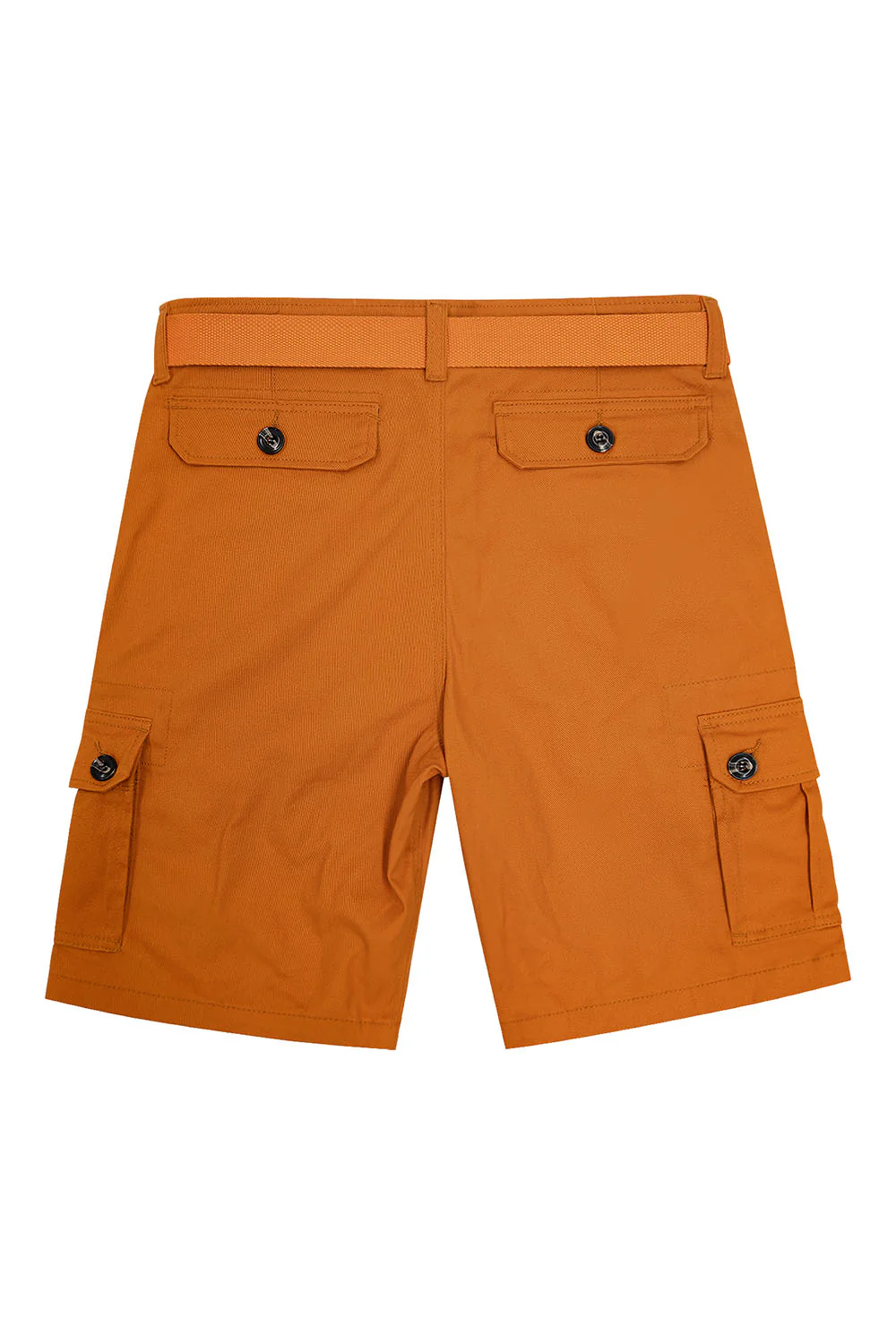 Men's Essential Solid Belted Cargo Shorts - Image 68