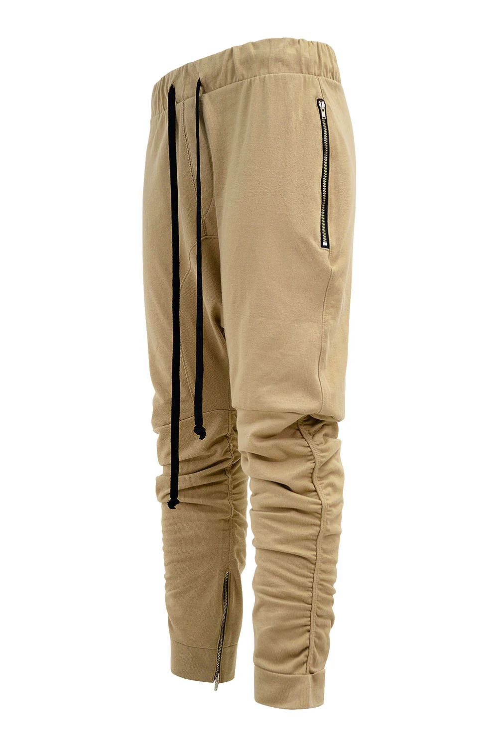 Men's Essential Solid Scrunched Drop Crotch Sweat Joggers - Image 14