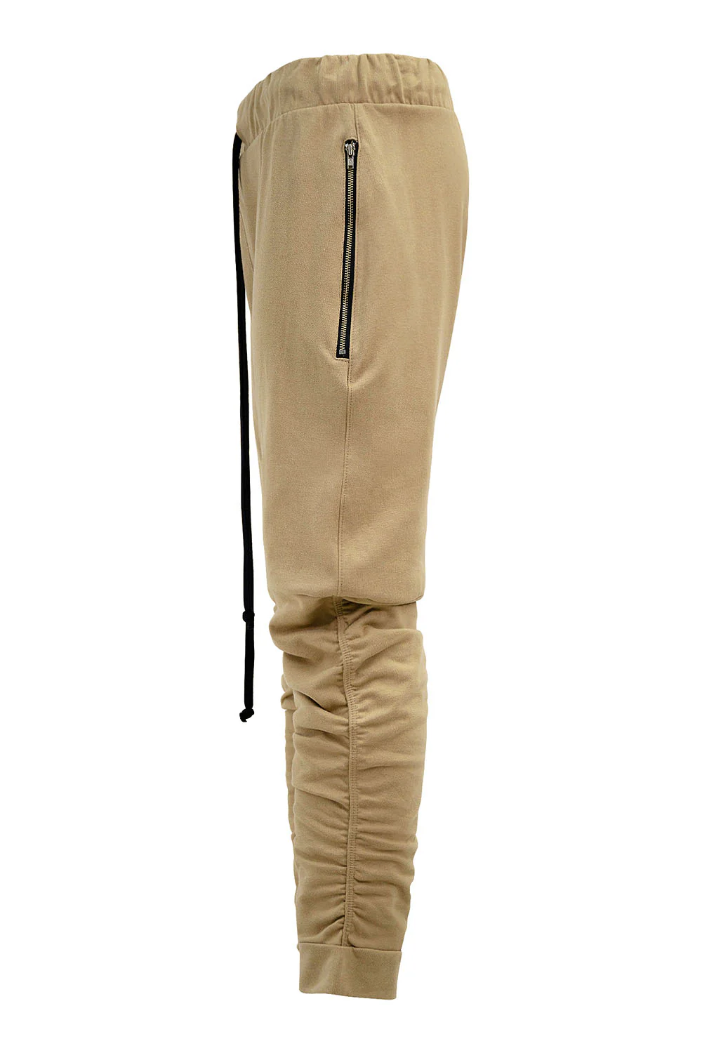 Men's Essential Solid Scrunched Drop Crotch Sweat Joggers - Image 15