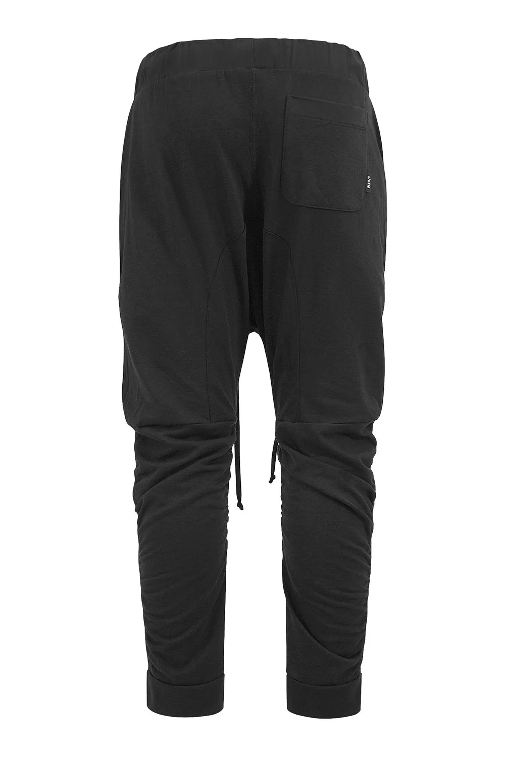 Men's Essential Solid Scrunched Drop Crotch Sweat Joggers - Image 4
