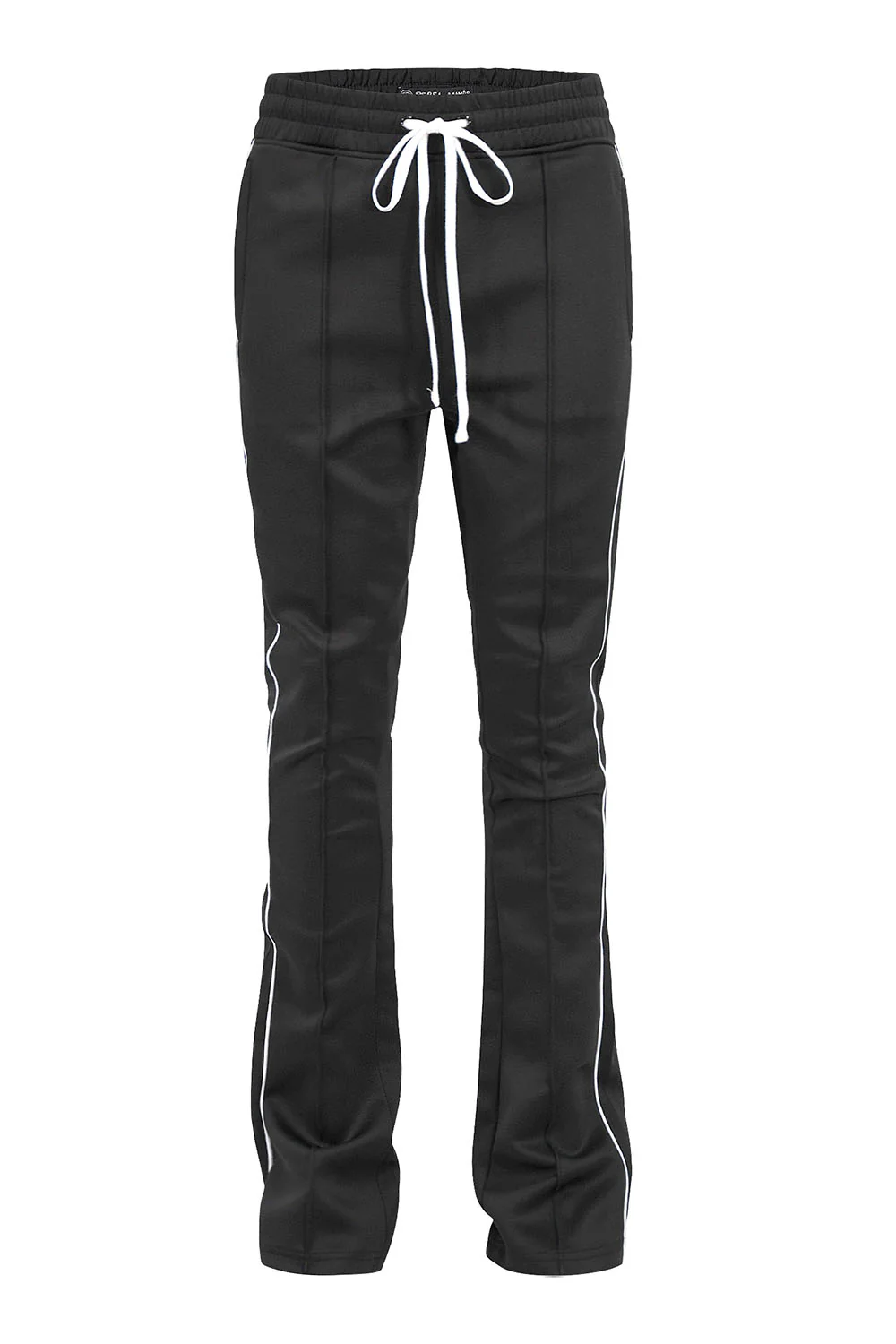 Men's Essential Solid Stacked Fit Flared Track Pants - Image 19