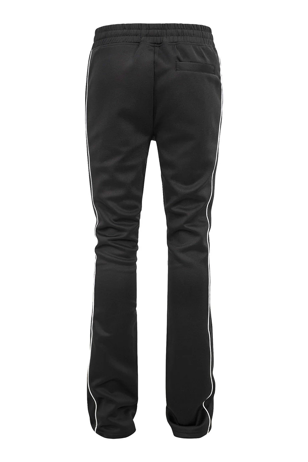 Men's Essential Solid Stacked Fit Flared Track Pants - Image 22