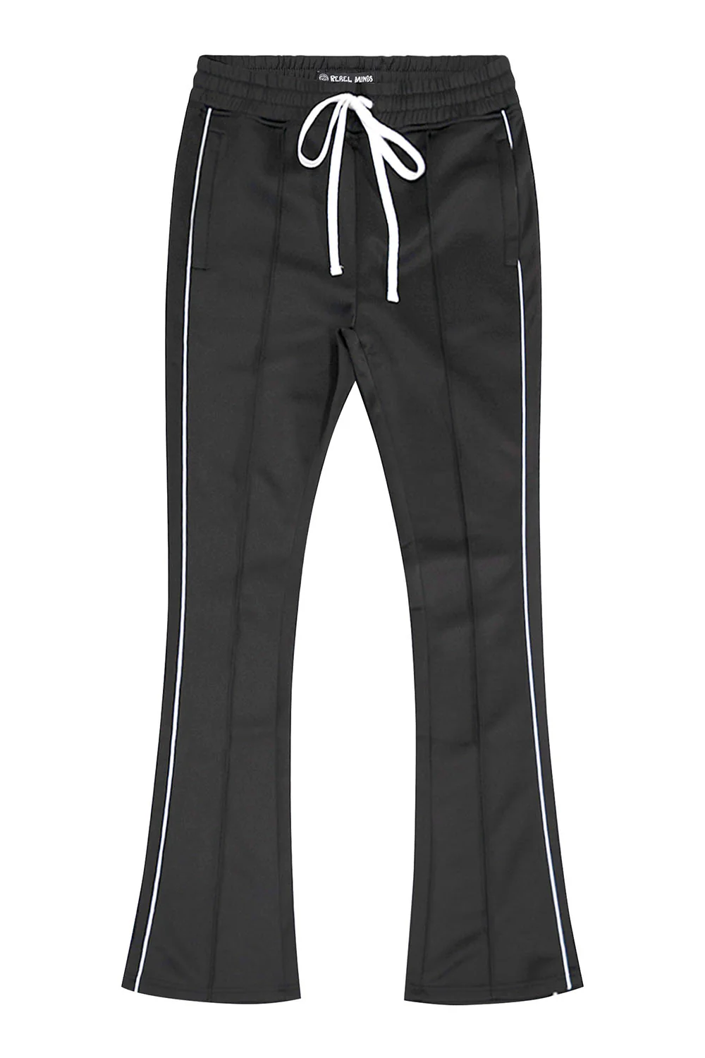 Men's Essential Solid Stacked Fit Flared Track Pants - Image 23