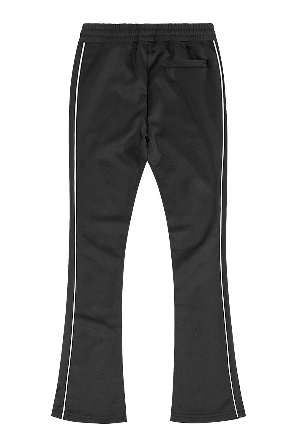 Men's Essential Solid Stacked Fit Flared Track Pants - Image 24