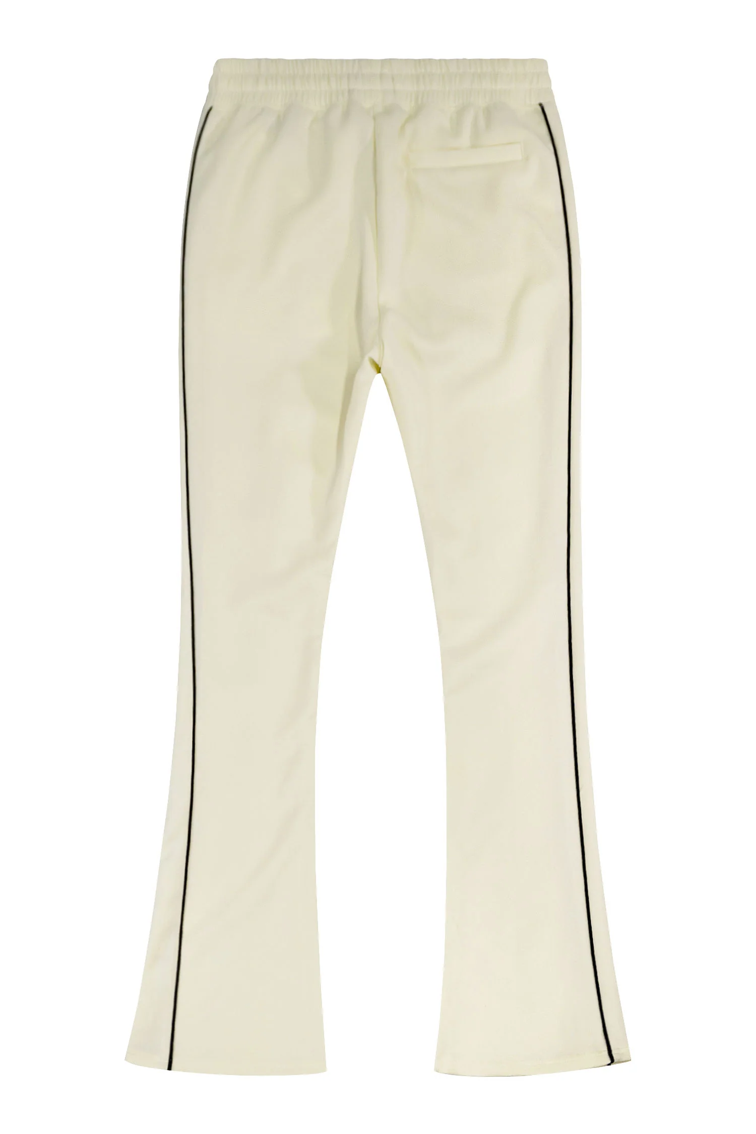 Men's Essential Solid Stacked Fit Flared Track Pants - Image 31