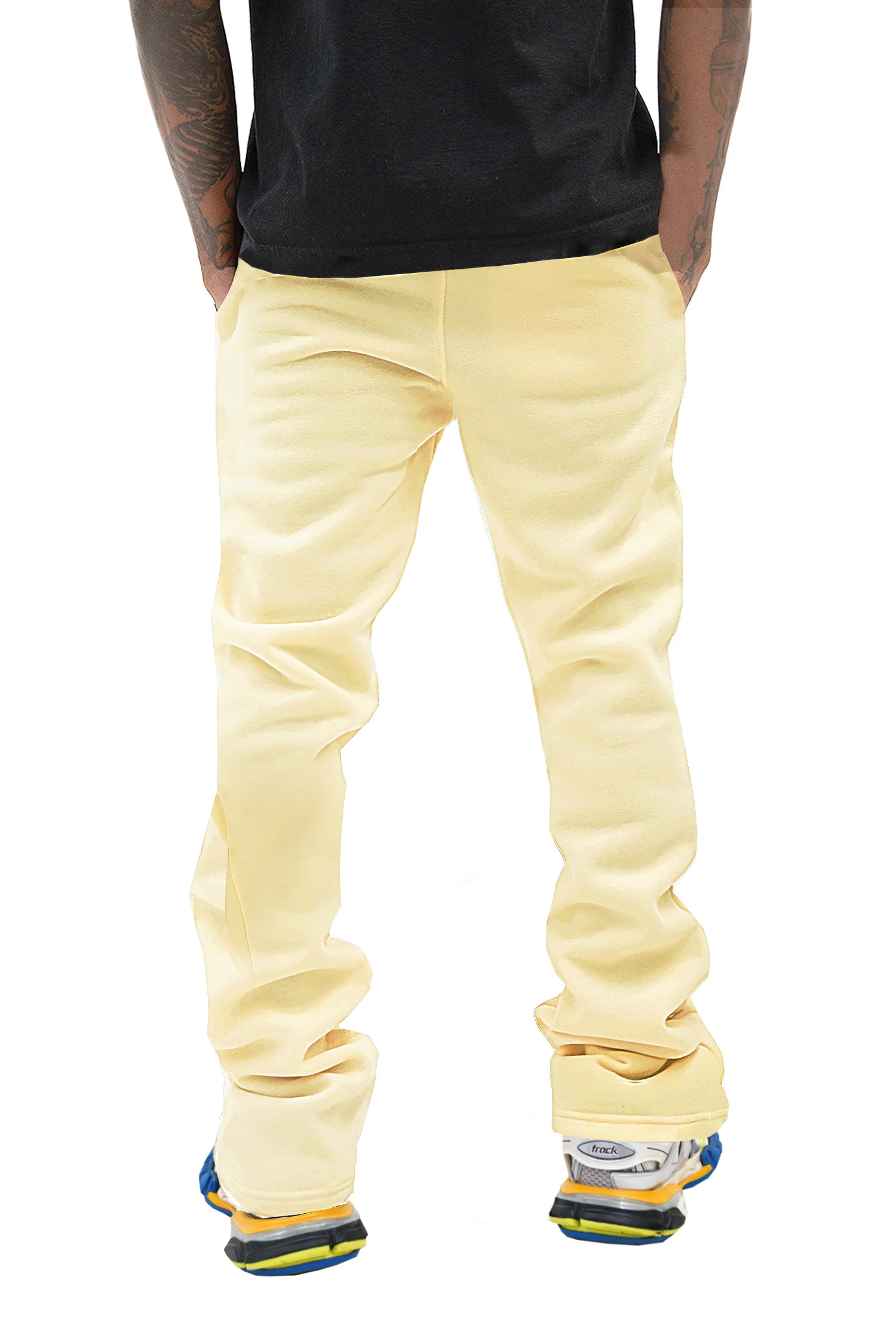 Men's Fleece Stacked Fit Sweat Pants - Image 13